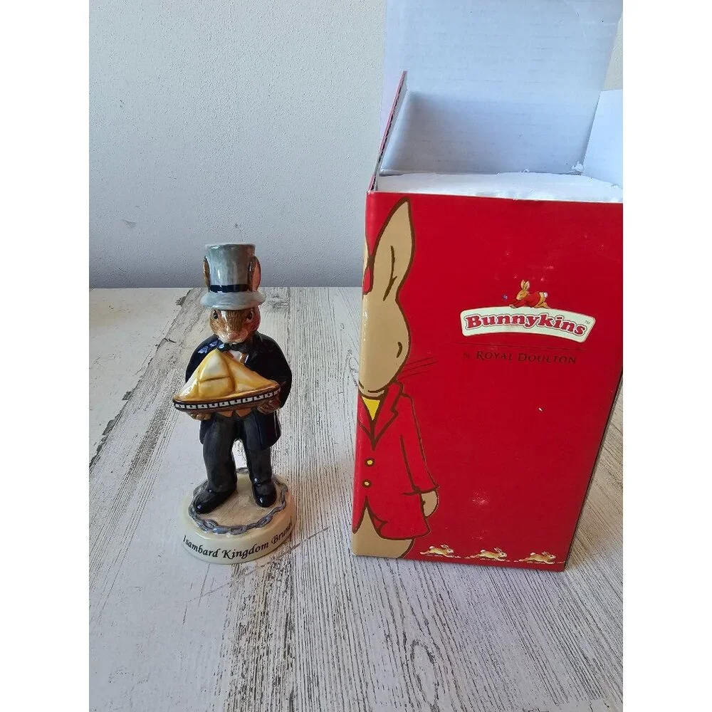 Royal doulton isambard Kingdom brunel DB 437 bunnykins bunny inventors ship sail